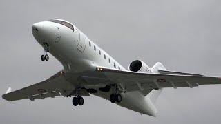 4Kᵁᴴᴰ Bombardier Challenger 604 Swiss Air Force Takeoff Departure @ RIAT Fairford