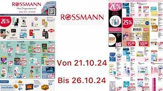 ROSSMANN Werbung Angebote Aktionen Gültig von 21.10.24 bis 26.10.24​⁠@Werbungde