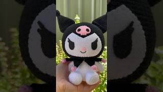 Kuromi 🩷 #crochet #kuromi #handmade #amigurumi #sanrio #art #artist #diy #craft