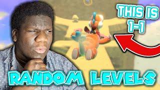 RANDOM LEVELS in Super Mario 3D World!