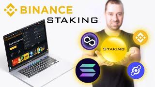 Binance Staking útmutató kezdőknek/ Passzív jövedelem / Dolgoztasd a kriptód  staking opcióval!