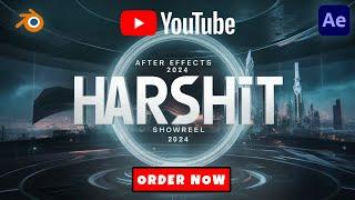 After Effects Showreel 2024 | VFX & Motion Graphics Mastery | Harshit Pal |