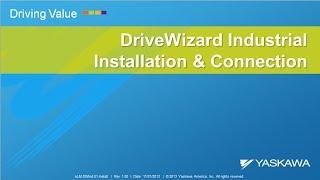 DriveWizard Industrial Installation and Connection