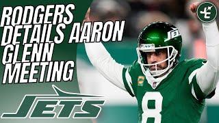 Aaron Rodgers Details "Strange" Meeting WIth Aaron Glenn & The New York Jets