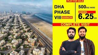 500sq.yard Plot for Sale | DHA Phase 8 Karachi | Milkiyat.pk