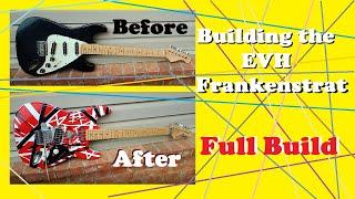 Building the Eddie Van Halen Frankenstrat out of a Cheap Guitar *FULL BUILD*