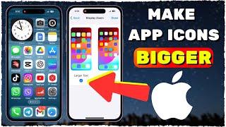 How To Make iPhone App Icons Smaller / Bigger