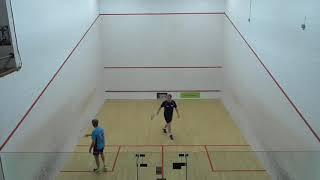 Masters squash MO65 Final Terry Belshaw CBA v Ronnie Bell CBA