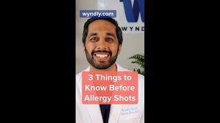 3 Things to Know Before Allergy Shots #shorts