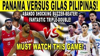 GILAS PILIPINAS vs PANAMA! Brownlee Sotto at Abando Shocking Performance!