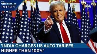 India Auto Tariffs | Donald Trump Says 'India's Auto Tariffs Over 100%'