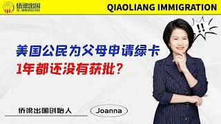 美国公民为父母申请绿卡不是最快的吗？我的1年没有消息正常吗？#美国亲属移民 #美国IR5移民 #美国公民申请父母移民 #美国养老