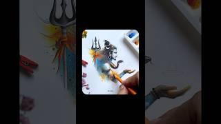 Shiv Shankar | #shorts #art #shiv #mahadev #drawing #youtubeshorts  #bholenath #harharmahadev