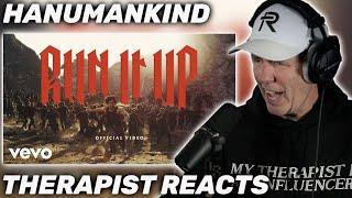 THIS GUY CAN'T MISS! | Therapist REACTS to Hanumankind - Run It Up