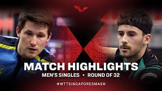 Kristian Karlsson vs Joao Geraldo | MS | Singapore Smash 2022 (R32)
