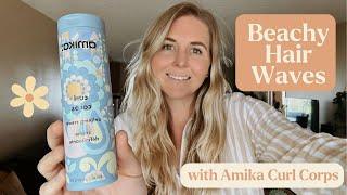 Amika Curl Corps Defining Cream | Beachy Waves Hair Tutorial