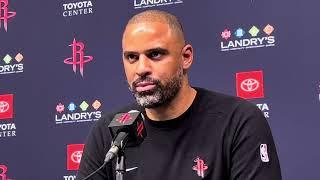 Houston Rockets Postgame: Ime Udoka talks Cam Whitmore and win