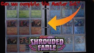 Can we compete the Master Set of Shrouded Fable - 40 Pack opening