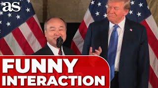 DONALD TRUMP'S amusing INTERRUPTION to SoftBank CEO leads to $200 BILLION U.S. investment goal