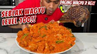 CRAZY! MUKBANG SEBLAK LV 100 USES 2KG OF WAHYU MEAT!