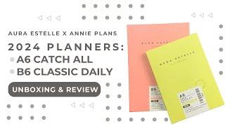 AuraEstelle 2024 Planners: A6 Catch All & B6 Classic Daily