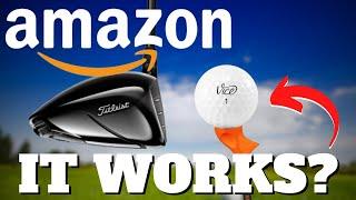 NEW Amazon Golf Tee's... STOP Slices & GAIN Driver Distance!?