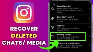 Instagram deleted chat recover kaise kare | How to recover instagram deleted chats 2025