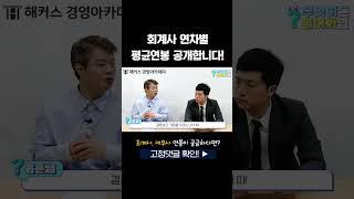 회계사 연봉 공개합니다!