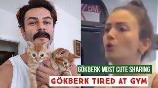 Gökberk demirci Most Cute Sharing !Özge yagiz Tired at Gym