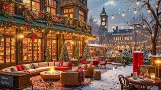 Slow Smooth Piano Jazz Music at Winter Porch Coffee Shop  Background Instrumental to Relax,Study