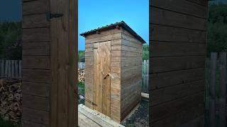 Строим дачный туалет туалет своими руками #дача #дачныйвлог  #дачныйтуалет #стройка