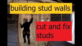 How to build timber stud walls.