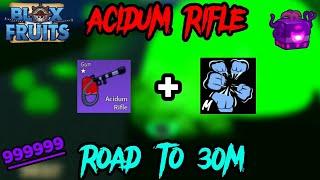 Acidum Rifle & Dark Awakened Bounty Hunting | Update 20 | Blox Fruits