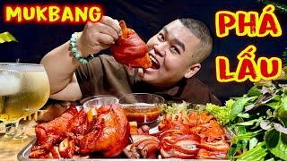 Mập Food Quay Lại Mukbang Mâm Phá Lấu Giò Heo Lòng Heo Nước Dừa Ngon Xuất Sắc