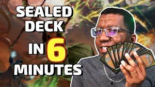 How To Build A Sealed Deck in 6 Minutes | Magic the Gathering MTG For Beginners Limited