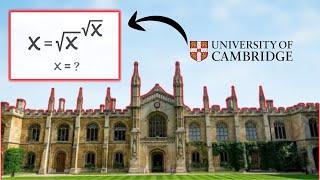 Cambridge University | Nice Square Root Math | Math Olympiad | Mathematics | Pi Nerds