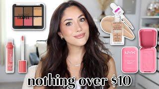 FULL FACE OF MAKEUP UNER $10 | products that are actually AMAZING!