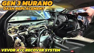 2017 Nissan Murano Dashboard Replacement + VEVOR A/C Recovery System