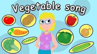 Vegetable Song For Kids | Learn Vegetables | Nursery Rhymes & Kids Songs | Veggie Song