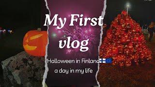 First Vlog | Pakistani Girl Living Alone in Finland | Halloween Pumpkin Festival 2024 | Finland Vlog