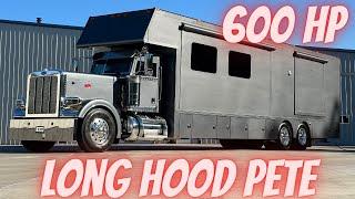 Long Hood Peterbilt 389 on a 2016 Renegade Classic Super C Motorhome