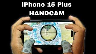 iPhone 15 Plus Bgmi Handcam Test !! iphone 15 plus Gaming Test !! iphone 15 plus bgmi sensitivity