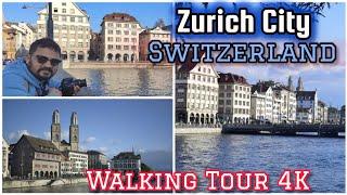 Zurich | Switzerland 4k | city walking tour 4k | Zurich city centre | Travel Switzerland | 4k video