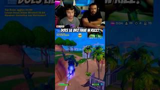 Does lil bro have w rizz?  #romike2013 #fortnite