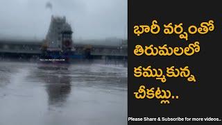 Heavy Rain Batters Tirumala Sri Venkateswara Swamy Temple