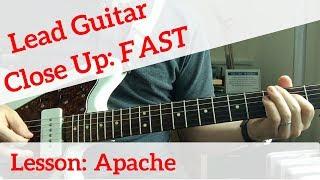 Apache | Lead Guitar Close Up | The Shadows Guitar Lesson