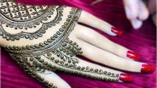 Very beautiful stylish back hand mehndi design | Very simple mehndi design | Easy mehndi design