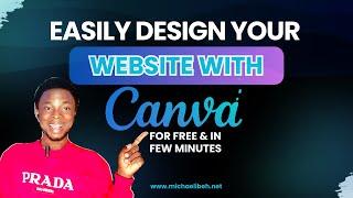 Design a PROFESSIONAL Website with Canva in Minutes!