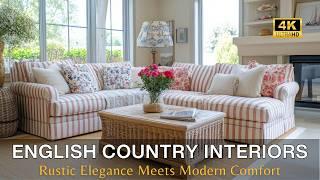 Rustic Elegance Meets Modern Comfort: A Guide to English Country Interiors