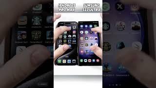 iPhone 15 Pro Max vs Samsung S23 Ultra Speed Test!  Who’s the Real Speed King? #shorts#viralvideo